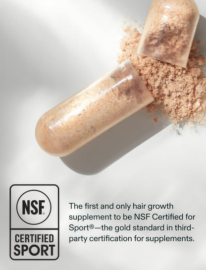 Nutrafol Postpartum Hair Growth Supplements, Clinically Tested for Visibly Thicker Hair and Less Shedding, Breastfeeding-friendly - 1 Month Supply